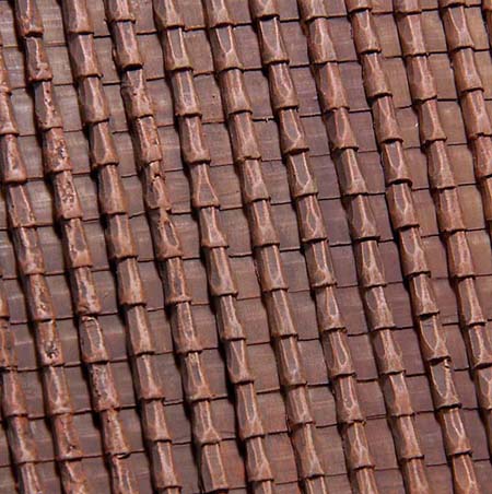 10.202: Romanische Dachziegel  -gleichmig-