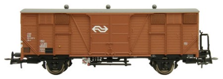 20.165.02: Gterwagen/braun/Bremserbhne/NS-Logo/CompNr.137 RIV