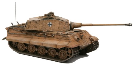 387.18: Tiger II (Henschel) m. Zimmerit 